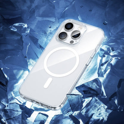iPhone 14 Pro Kılıf M-safe Şarj Özellikli Benks 1.8mm Ultra İnce Şeffaf Kılıf
