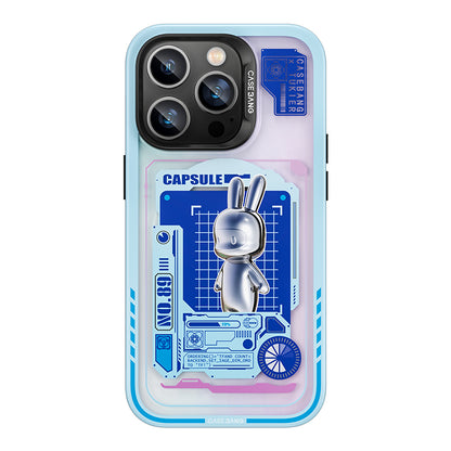 iPhone 14 Pro Kılıf M-safe Şarj Özellikli Benks Casebang Rabbit Kılıf