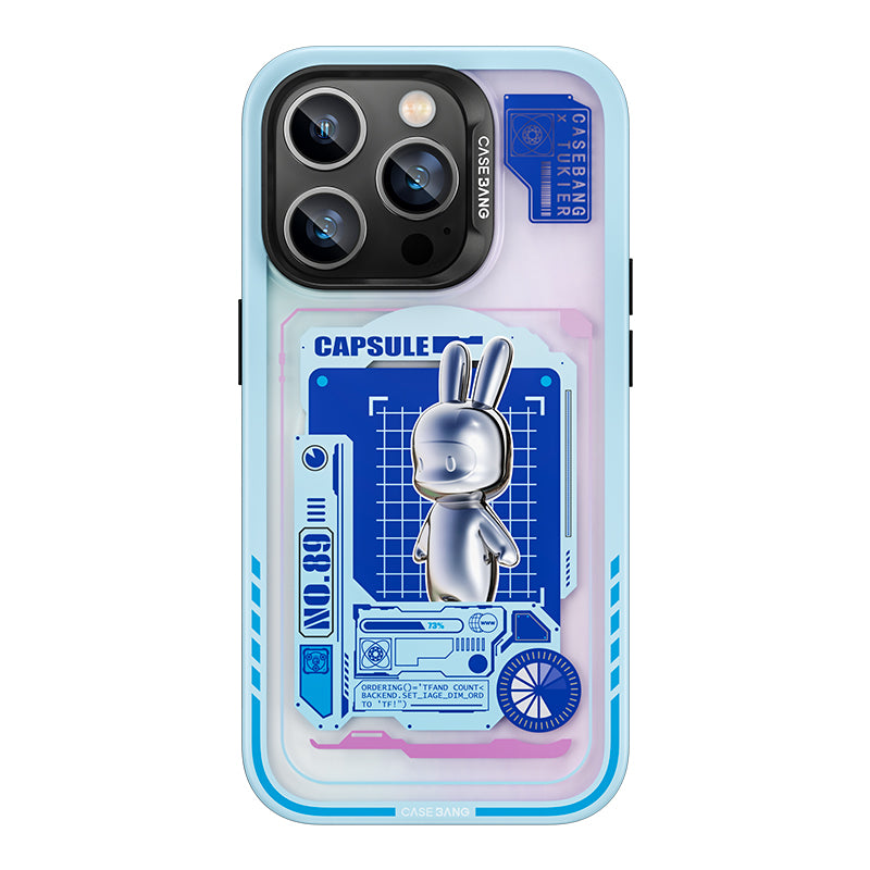 iPhone 14 Pro Kılıf M-safe Şarj Özellikli Benks Casebang Rabbit Kılıf