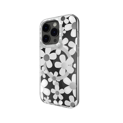 iPhone 14 Pro Kılıf M-safe Şarj Özellikli Çift IMD Baskılı Lisanslı Switcheasy Artist-M Fleur Kılıf
