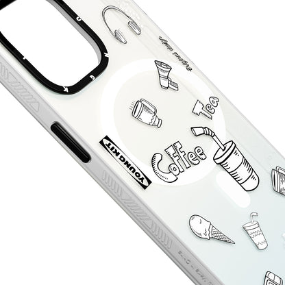 iPhone 14 Pro Kılıf M-safe Şarj Özellikli Desenli Youngkit Plaything Serisi Kılıf