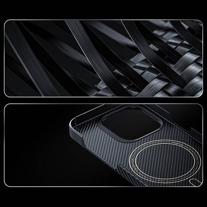 iPhone 14 Pro Kılıf M-safe Şarj Özellikli Karbon Fiber Benks Montage ArmorAir Kevlar Kılıf