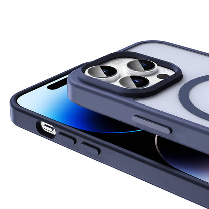 iPhone 14 Pro Kılıf M-safe Şarj Özellikli Mat Arka Yüzey Zore Sio Kılıf
