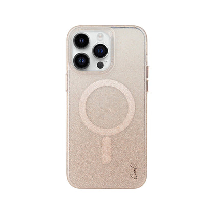 iPhone 14 Pro Kılıf M-safe Şarj Özellikli Simli Arka Yüzey Coehl Lumino Kılıf