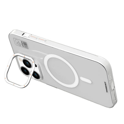iPhone 14 Pro Kılıf M-safe Şarj Özellikli Standlı YoungKit Hermit Bracket Serisi Kılıf