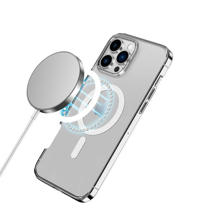 iPhone 14 Pro Kılıf M-safe Şarj Özellikli Transparan Sert PC Wlons Pita Kılıf