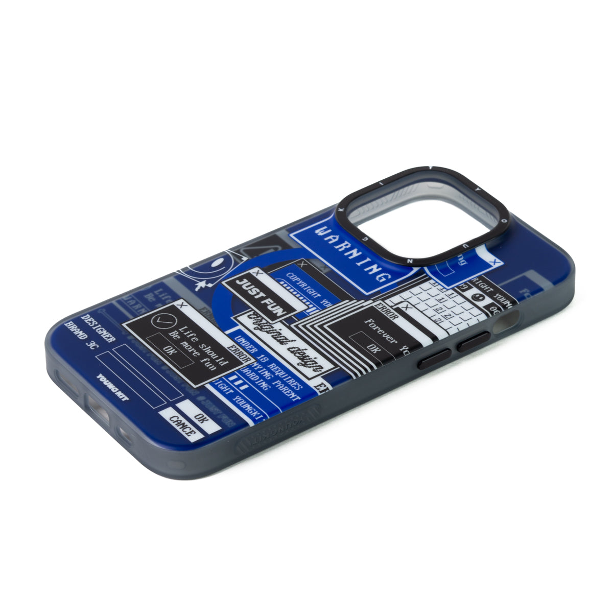 iPhone 14 Pro Kılıf M-safe Şarj Özellikli YoungKit Code Case Serisi Kılıf