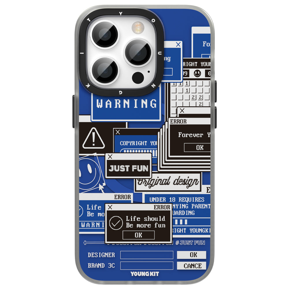 iPhone 14 Pro Kılıf M-safe Şarj Özellikli YoungKit Code Case Serisi Kılıf