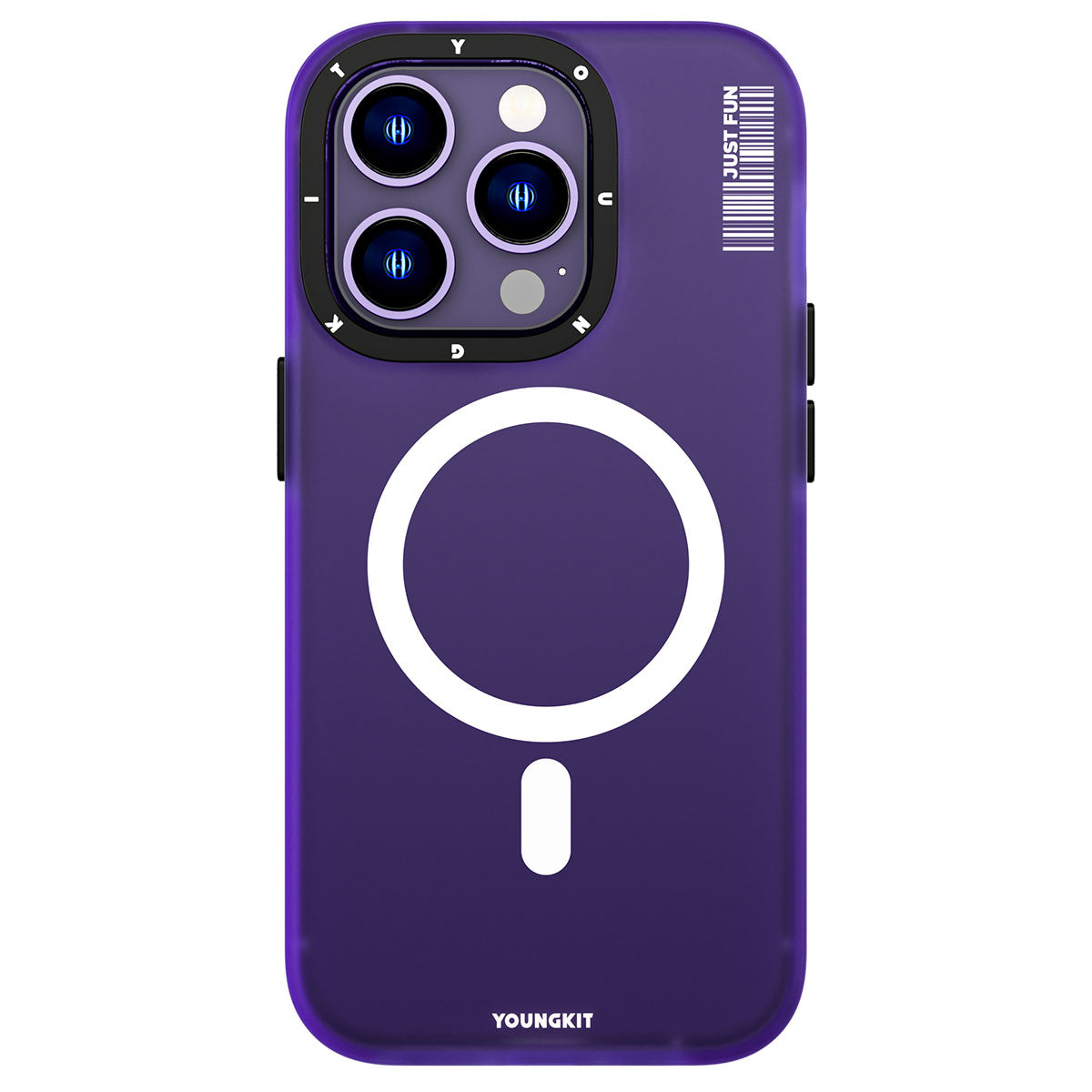 iPhone 14 Pro Kılıf M-safe Şarj Özellikli Youngkit Colored Sand Serisi Kılıf