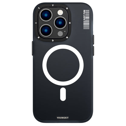 iPhone 14 Pro Kılıf M-safe Şarj Özellikli Youngkit Colored Sand Serisi Kılıf