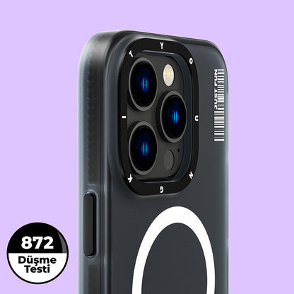 iPhone 14 Pro Kılıf M-safe Şarj Özellikli Youngkit Colored Sand Serisi Kılıf