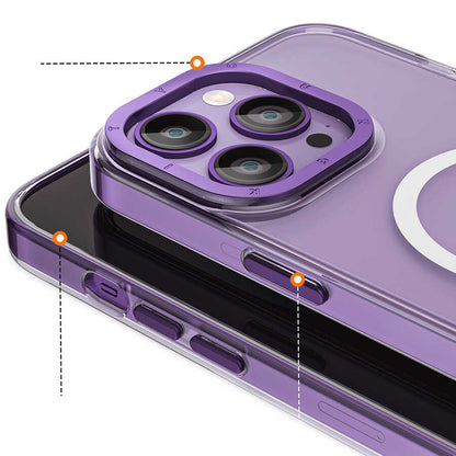 iPhone 14 Pro Kılıf M-safe Şarj Özellikli Youngkit Coloured Glaze Serisi Kılıf