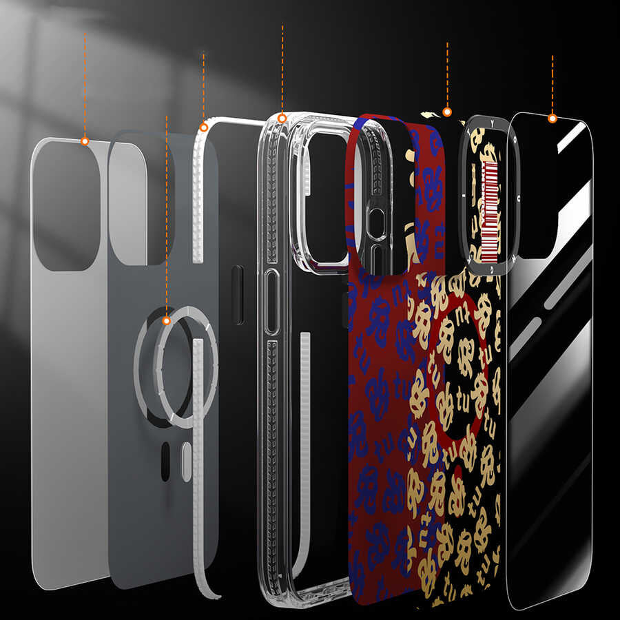 iPhone 14 Pro Kılıf M-safe Şarj Özellikli Youngkit Play Rabbit Serisi Kılıf