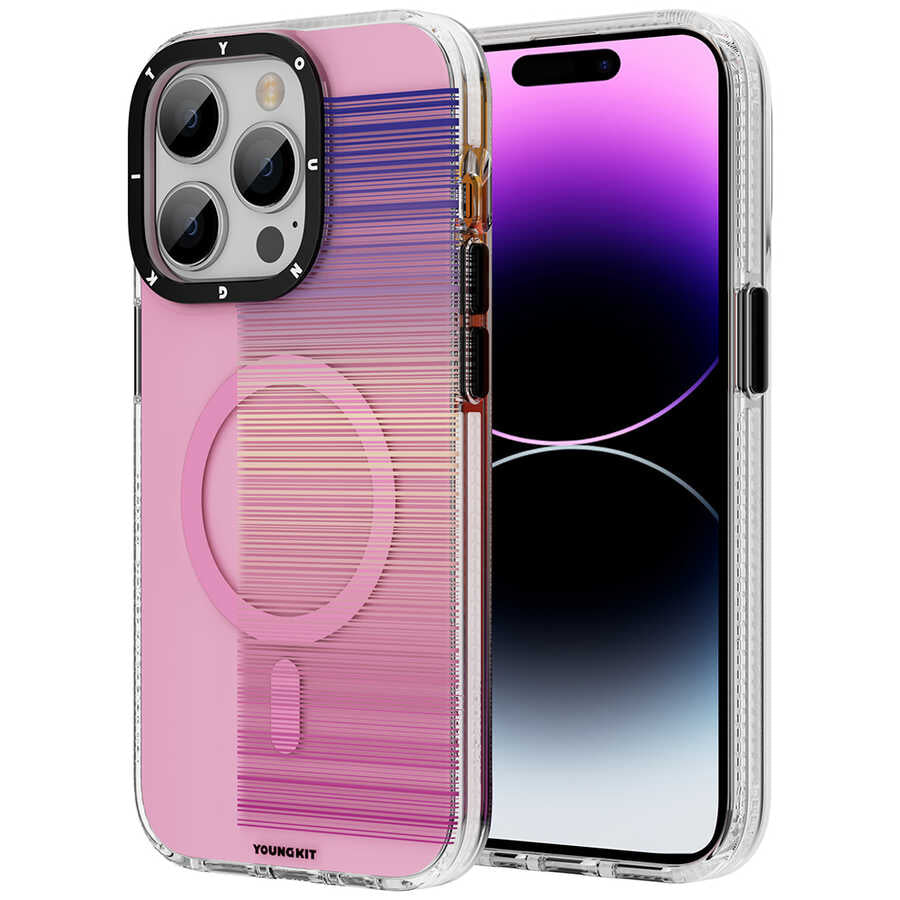 iPhone 14 Pro Kılıf M-safe Şarj Özellikli Youngkit Pure Serisi Kılıf