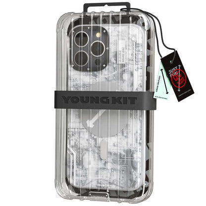 iPhone 14 Pro Kılıf M-safe Şarj Özellikli YoungKit Technology Serisi Kılıf