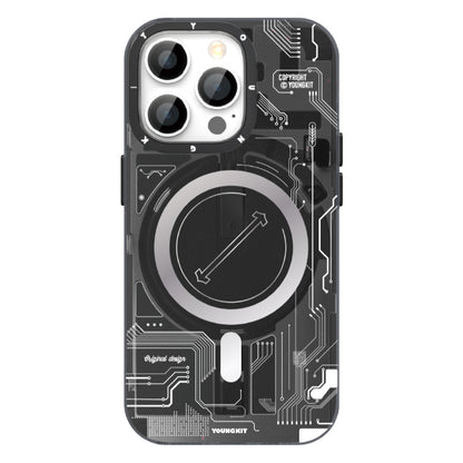 iPhone 14 Pro Kılıf M-safe Şarj Özellikli YoungKit Technology Serisi Kılıf