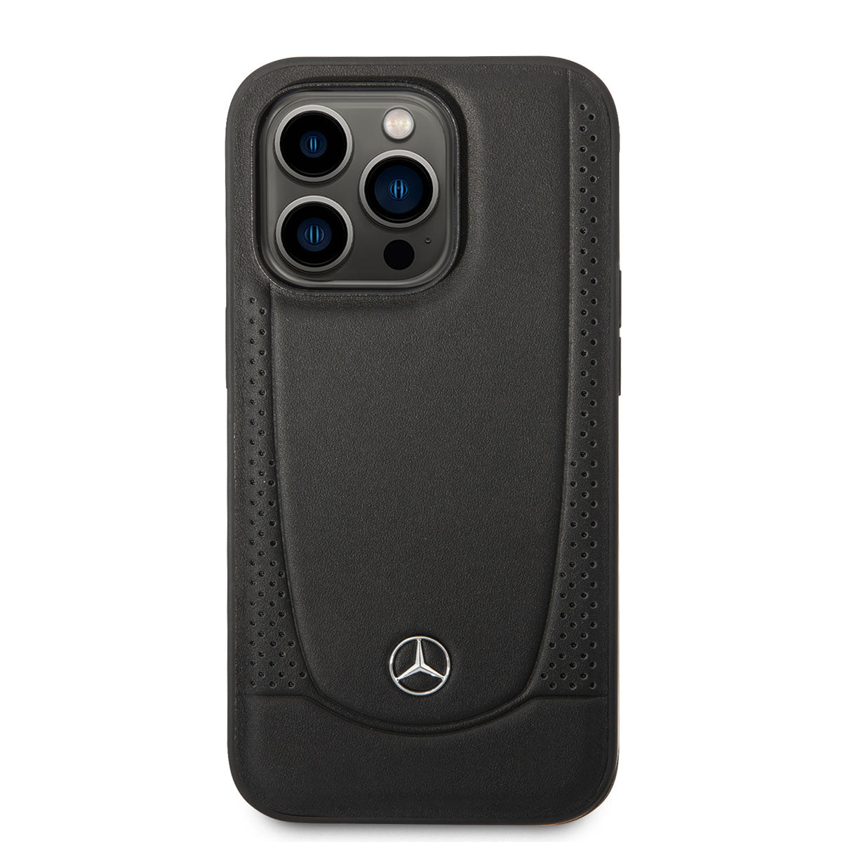 iPhone 14 Pro Kılıf Mercedes Benz M-safe Şarj Özellikli Urban Deri Kılıf