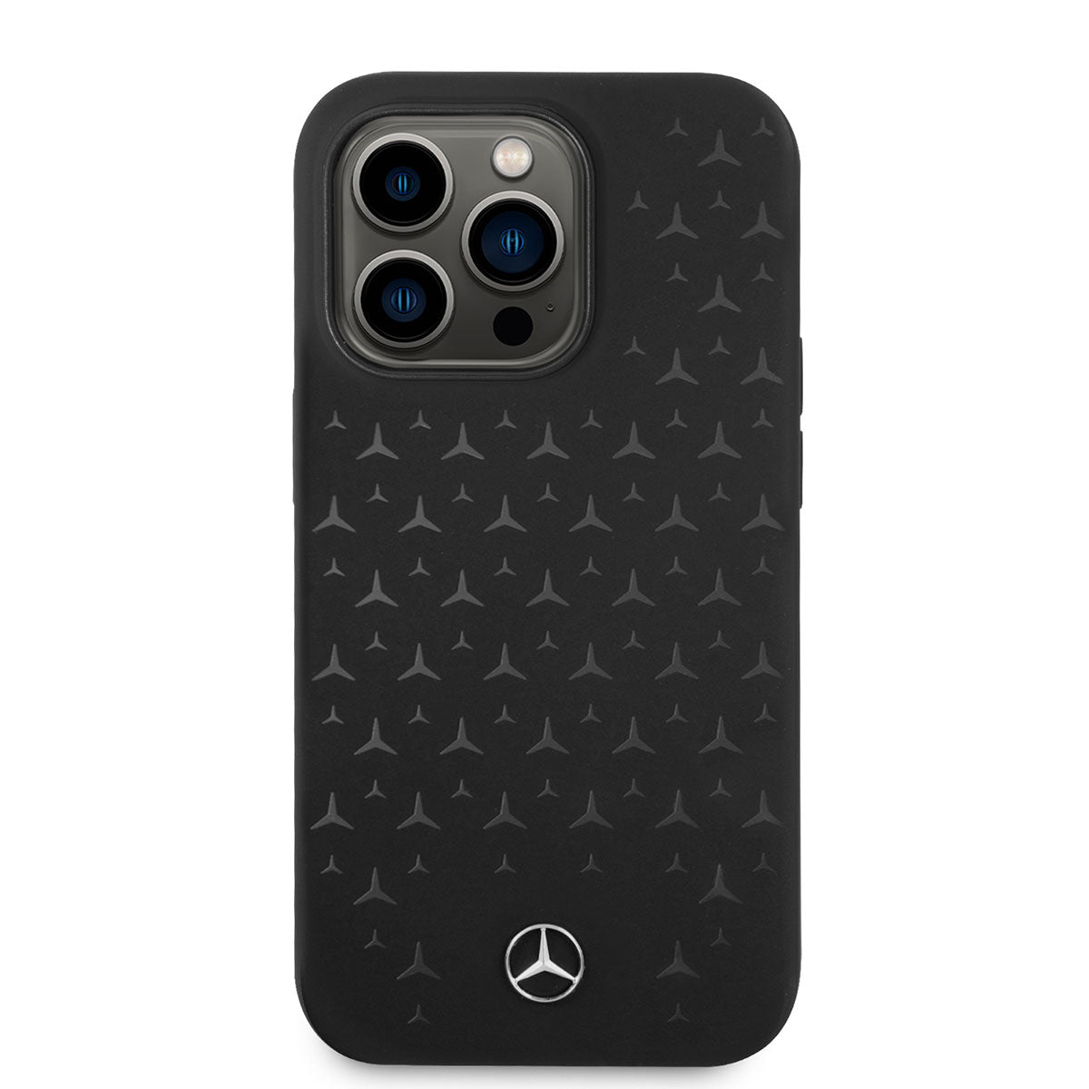 iPhone 14 Pro Kılıf Mercedes Benz M-safe Şarj Özellikli Yıldızlı Dizayn Silikon Kılıf