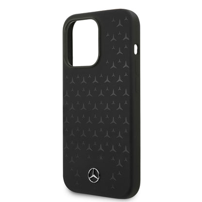 iPhone 14 Pro Kılıf Mercedes Benz M-safe Şarj Özellikli Yıldızlı Dizayn Silikon Kılıf