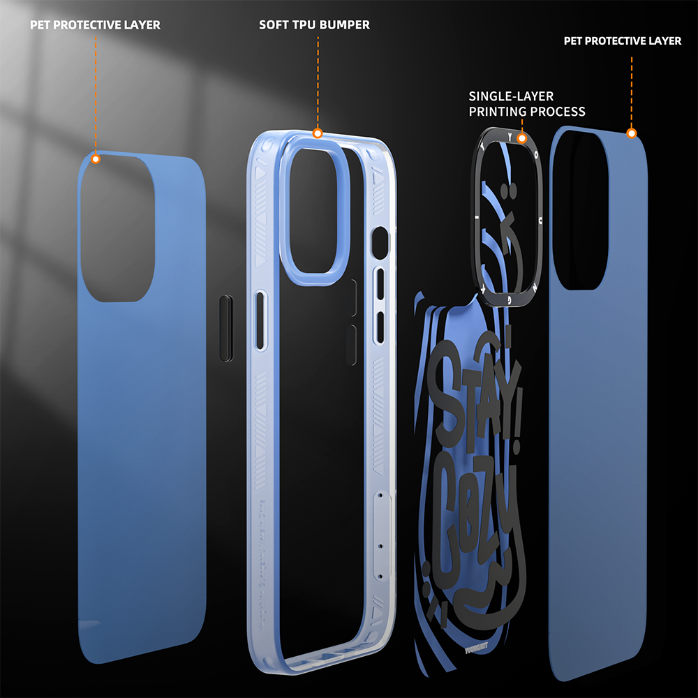 iPhone 14 Pro Kılıf Mutlu Mod Figürlü YoungKit Happy Mood Serisi Kılıf