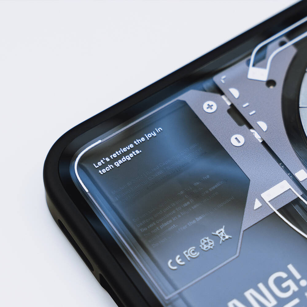 iPhone 14 Pro Kılıf Özelleştirilebilir 3 Fonksiyonlu Bluetooth Bağlantılı Bitmo Lab Bangcase Akıllı M-safe Kılıf