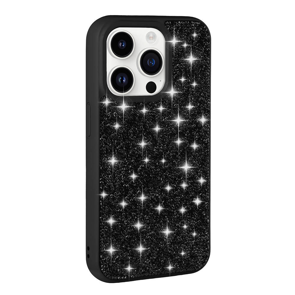 iPhone 14 Pro Kılıf Parlak Taşlı Tasarım Zore Pırlanta Kılıf