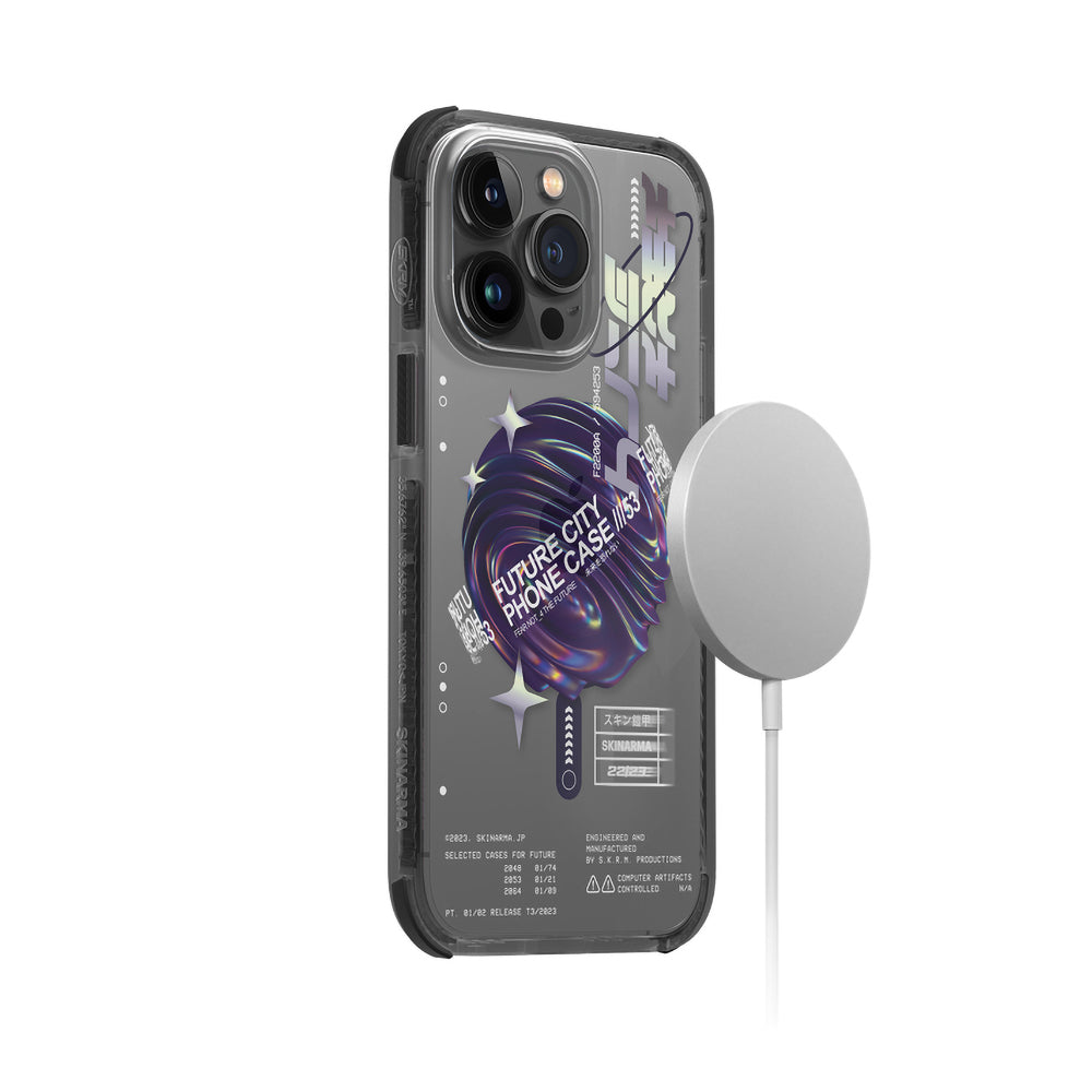 iPhone 14 Pro Kılıf SkinArma Şeffaf Airbag Tasarımlı M-safe Şarj Özellikli Shorai Kılıf