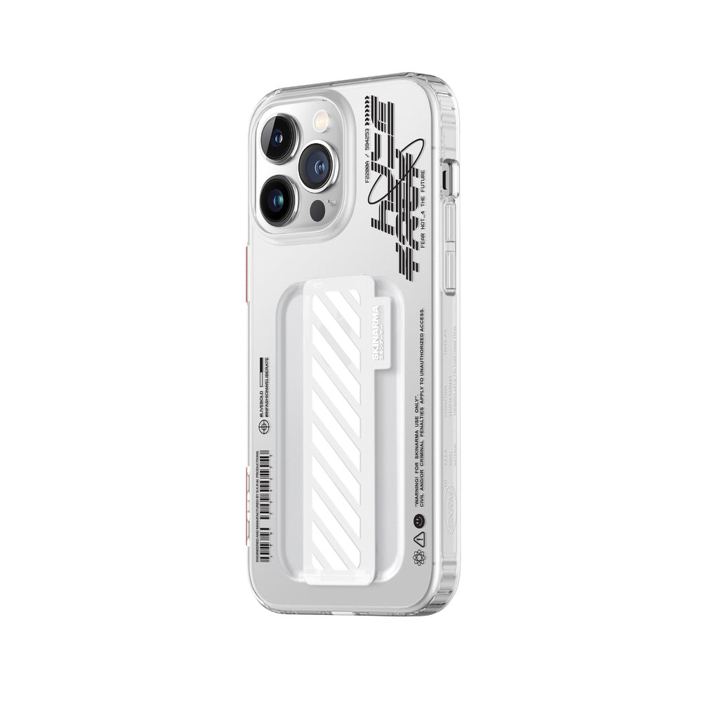 iPhone 14 Pro Kılıf SkinArma Şeffaf Desenli Kaze Kılıf