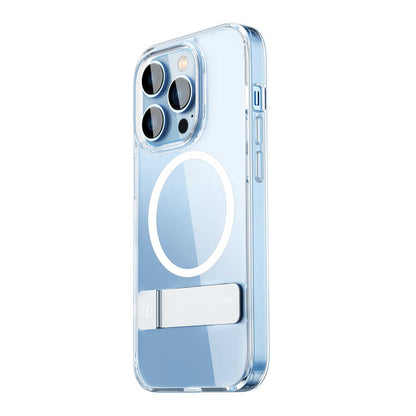 iPhone 14 Pro Kılıf Standlı M-safe Wireless Şarj Özellikli Wiwu Aurora Serisi Kılıf