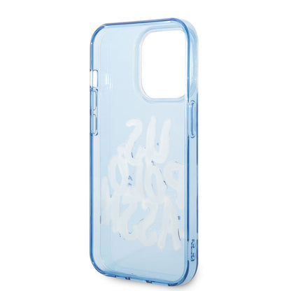 iPhone 14 Pro Kılıf U.S. POLO ASSN. Renkli Grafiti Baskılı Dizayn Kılıf