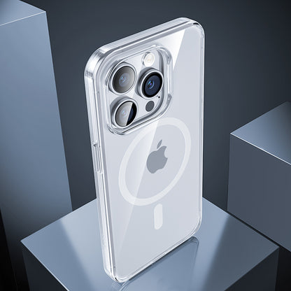 iPhone 14 Pro Kılıf Wireless Şarj Destekli Benks Yeni Magnetik Crystal PC Kılıf
