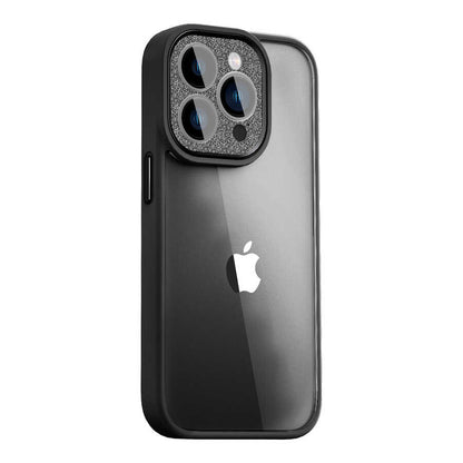 iPhone 14 Pro Kılıf Wiwu GCC-105 Lens Korumalı Renkli Kenar Arkası Şeffaf Multicolor Kılıf