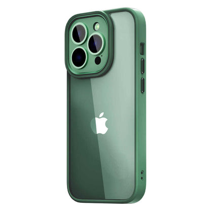 iPhone 14 Pro Kılıf Wiwu VCC-104 Lens Korumalı Renkli Kenar Arkası Şeffaf Vivid Clear Kılıf