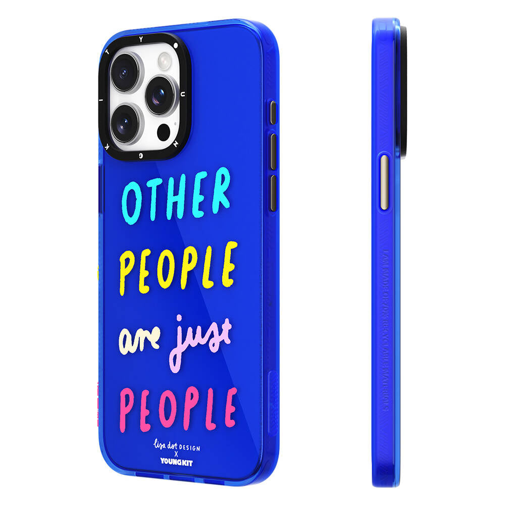 iPhone 14 Pro Kılıf Yazı Desenli Youngkit Mindfulness Serisi Kılıf