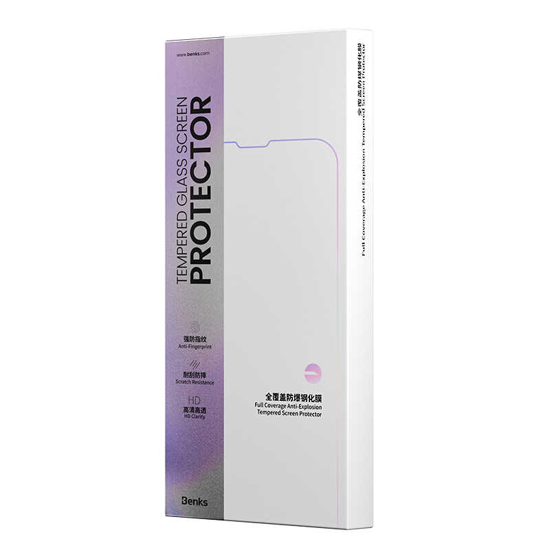 iPhone 14 Pro Max Benks V Pro Plus Şeffaf Ekran Koruyucu