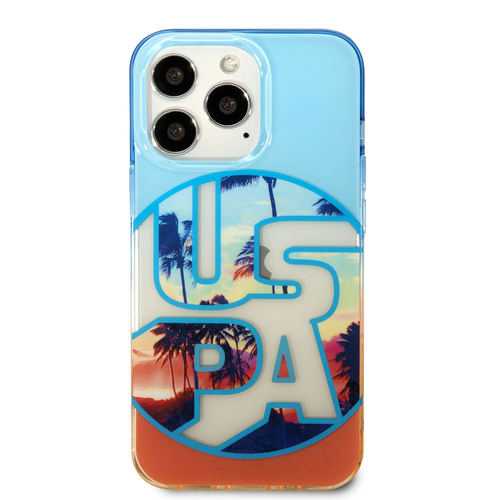 iPhone 14 Pro Max Case U.S. Polo Assn. Color Leaf Printed Design Cover