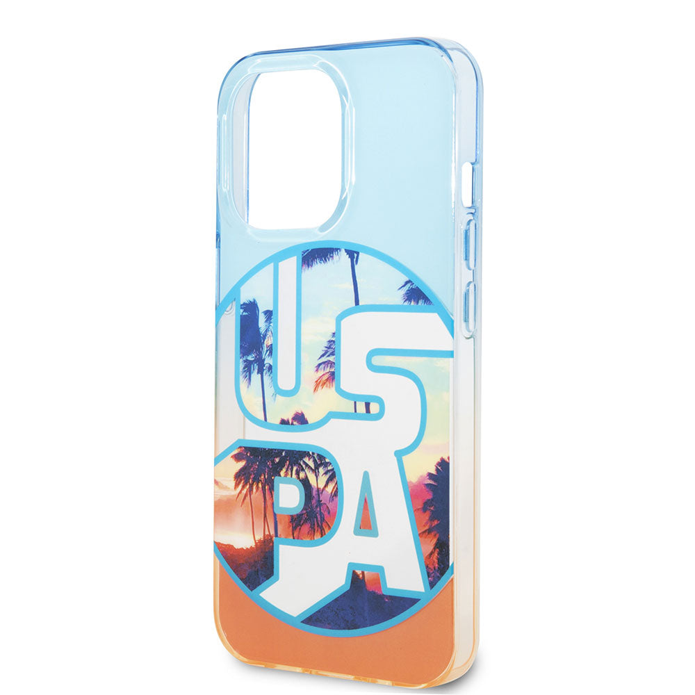 iPhone 14 Pro Max Case U.S. Polo Assn. Color Leaf Printed Design Cover