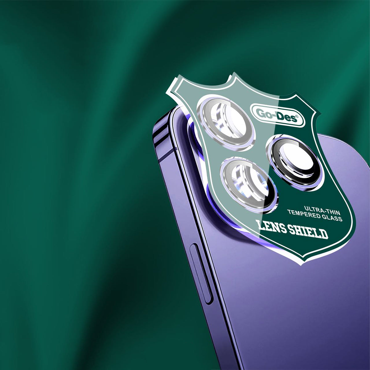 iPhone 14 Pro Max Go Des CL-10 Kamera Lens Koruyucu