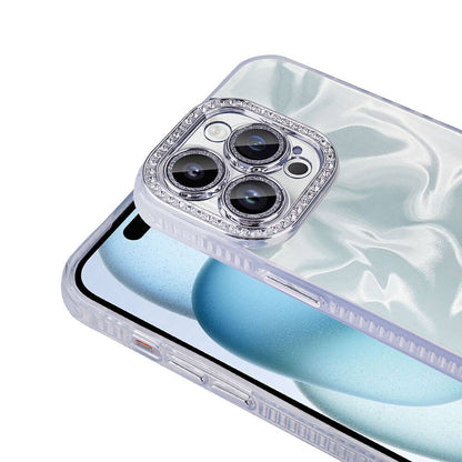 iPhone 14 Pro Max Kılıf Airbagli Parlak Taş Detay Tasarımlı Zore Esila Kılıf