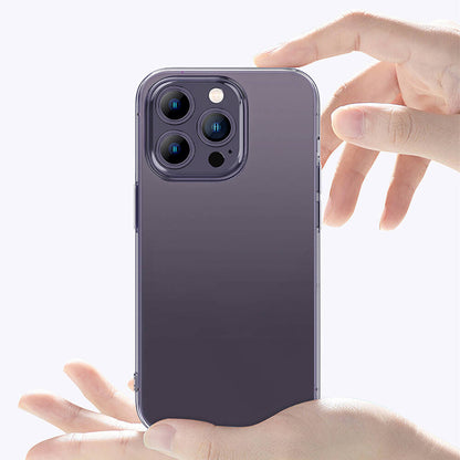 iPhone 14 Pro Max Kılıf Airbagli Şeffaf Darbe Emici Silikon Tasarımlı Recci Clarity Serisi Kılıf