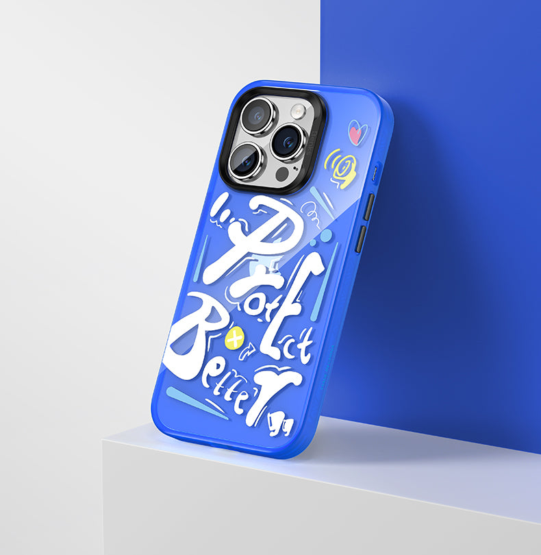 iPhone 14 Pro Max Kılıf Airbagli TPU Yazı Temalı Benks Dynamic New Kılıf