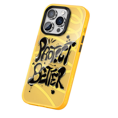 iPhone 14 Pro Max Kılıf Airbagli TPU Yazı Temalı Benks Dynamic New Kılıf
