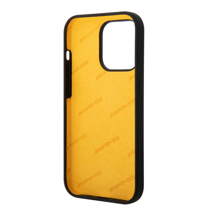 iPhone 14 Pro Max Kılıf AMG Silikon Büyük Sarı Logo Dizayn Kılıf