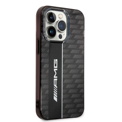 iPhone 14 Pro Max Kılıf AMG Transparan Çift Katmanlı Karbon Dizayn II Kılıf