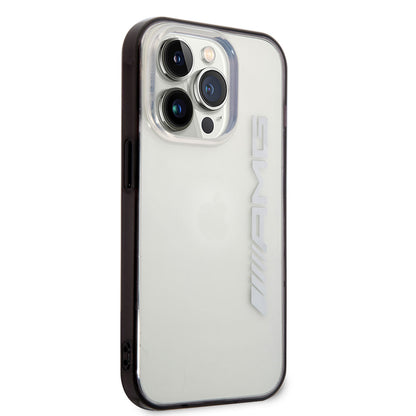 iPhone 14 Pro Max Kılıf AMG Transparan Siyah Çerçeve Dizayn Kılıf