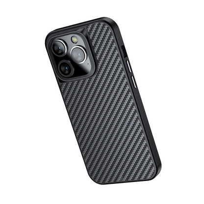 iPhone 14 Pro Max Kılıf Aramid Karbon Fiber M-safe Özellikli Wlons Radison Kılıf