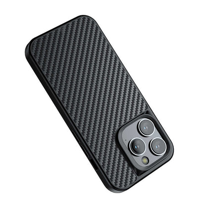 iPhone 14 Pro Max Kılıf Aramid Karbon Fiber M-safe Özellikli Wlons Radison Kılıf