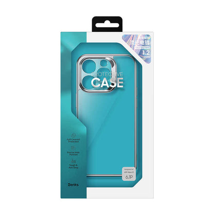 iPhone 14 Pro Max Kılıf Benks Electroplating TPU Kılıf Ekran Koruyucu Hediyeli