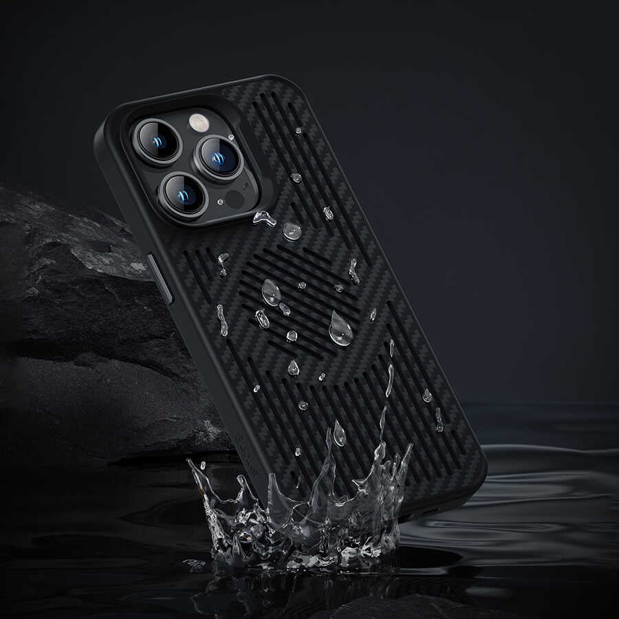 iPhone 14 Pro Max Kılıf Benks Magnetic Cooling Kevlar Soğutucu Özellikli Telefon Kılıfı