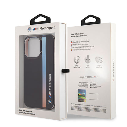 iPhone 14 Pro Max Kılıf BMW Orijinal Lisanslı Renk Geçişli Çizgili Dizayn Kılıf